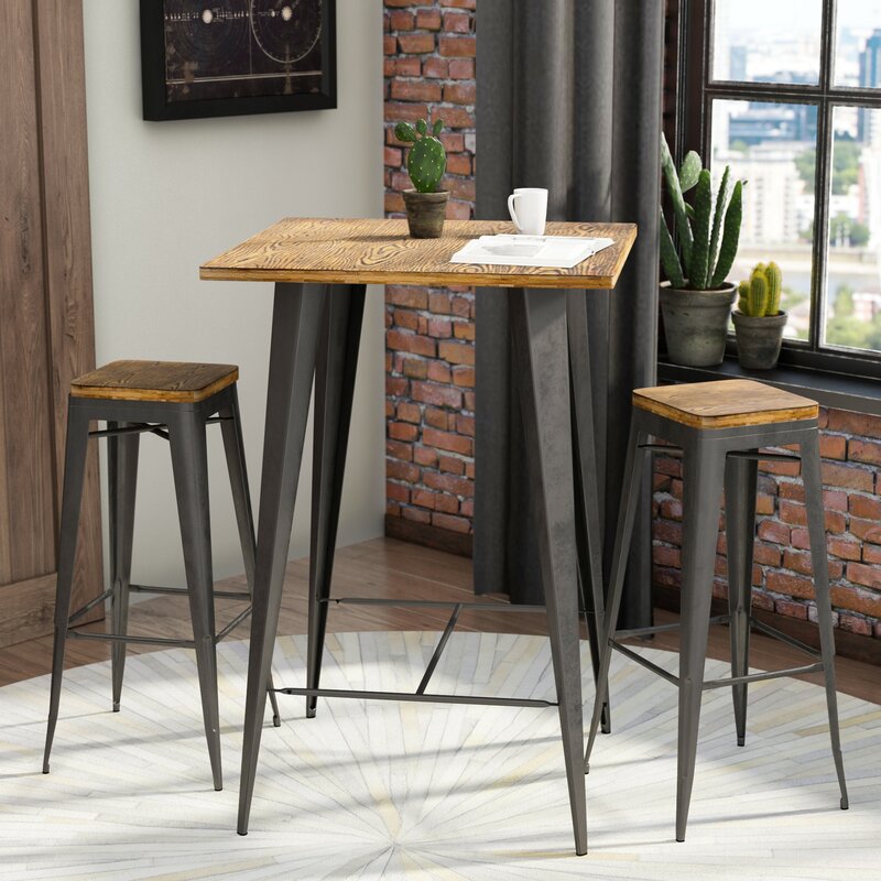 Trent Austin Design Claremont 3 Piece Pub Table Set & Reviews | Wayfair